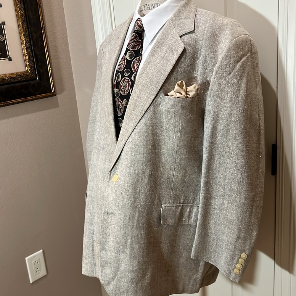 English Manor 🇬🇧 Lightweight Linen Blazer in Excellent Condition - Picture 6 of 14
